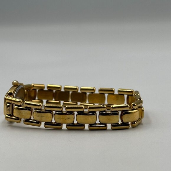 Pulsar Watch Women Gold Tone Rectangle 16MM Dial V400-X008 Quartz New Battery - Picture 9 of 14